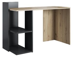 Levný PC stůl Porto 1, artisan/šedý