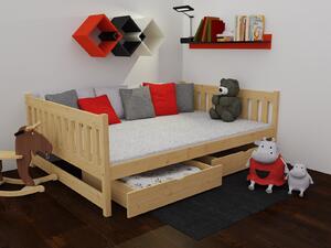 Vomaks Dětská postel DP 024 XL Rozměr: 120 x 200 cm, Barva: moření olše