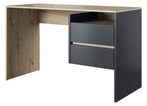 Levný PC stůl Porto 3, artisan/šedý