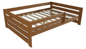 Vomaks Dětská postel DP 025 XL se zábranou Rozměr: 120 x 200 cm, Barva: moření dub