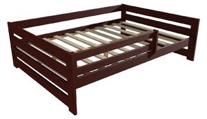Vomaks Dětská postel DP 025 XL se zábranou Rozměr: 120 x 200 cm, Barva: moření dub