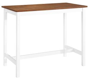 Barový stůl masivní dřevo 108 x 60 x 91 cm
