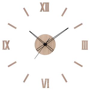 Dřevěné designové hodiny světle hnědé PRIM Remus - A