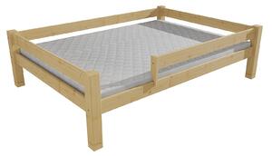 Vomaks Dětská postel 8X8 01D se zábranou Rozměr: 120 x 200 cm, Barva: bezbarvý lak