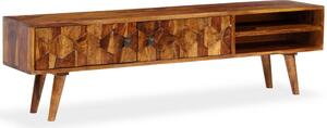 TV stolek z masivního sheeshamového dřeva 140 x 30 x 40 cm