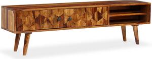 TV stolek z masivního sheeshamového dřeva 140 x 30 x 40 cm