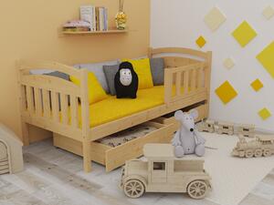 Vomaks Dětská postel DP 001 se zábranou Rozměr: 80 x 160 cm, Barva: barva růžová