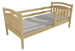 Vomaks Dětská postel DP 001 se zábranou Rozměr: 90 x 160 cm, Barva: moření olše