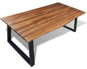 Jídelní stůl z masivního akáciového dřeva 200 x 90 cm