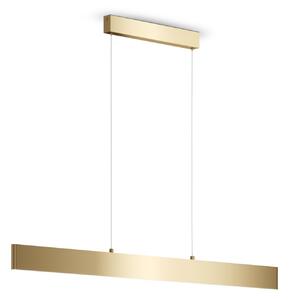 Maytoni Závěsné LED svítidlo STEP, 30W, d. 118,5 cm, CRI80, 3000K Barva: Zlatá