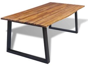 Jídelní stůl z masivního akáciového dřeva 200 x 90 cm