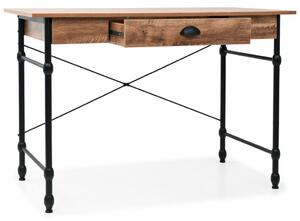 Psací stůl se zásuvkou 110 x 55 x 75 cm dubový odstín