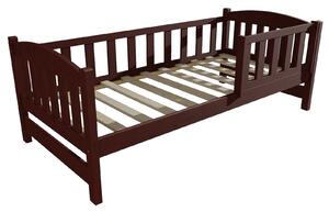 Vomaks Dětská postel DP 002 se zábranou Rozměr: 70 x 160 cm, Barva: surové dřevo