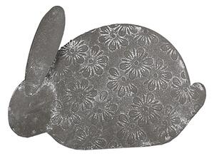 Figurka králíčka s kytičkami – 16x4x12 cm