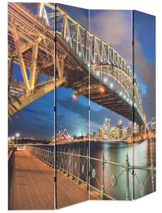 Skládací paraván 160 x 170 cm Přístavní most v Sydney