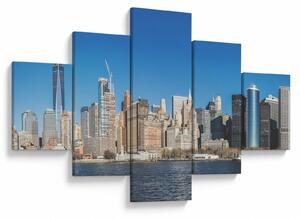 Obraz - Manhattan v New Yorku (125x70 cm)