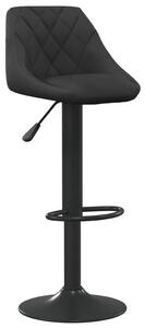 Barová židle černá samet