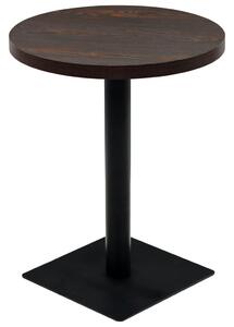 Bistro stůl MDF a ocel kulatý 60 x 75 cm