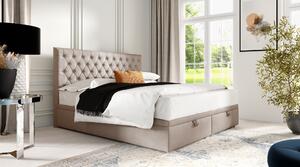 Čalouněná postel Nadine I 180x200cm, krémová Jasmine