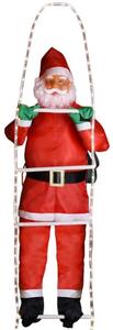 Vánoční dekorace - Santa Claus na žebříku 120 LED