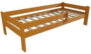 Vomaks Dětská postel DP 012 se zábranou Rozměr: 70 x 160 cm, Barva: moření ořech