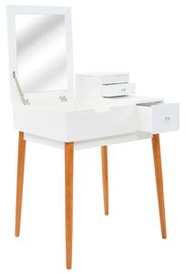 Toaletní stolek se zrcadlem MDF 60 x 50 x 86 cm