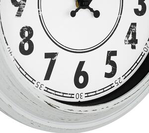 Designové plastové hodiny bílé MPM Retrospect
