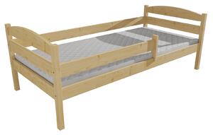 Vomaks Dětská postel DP 017 se zábranou Rozměr: 90 x 160 cm, Barva: moření olše