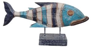Ryba bojovnice modro-bílá 60 cm
