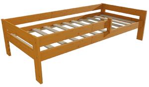 Vomaks Dětská postel DP 018 se zábranou Rozměr: 80 x 170 cm, Barva: barva růžová