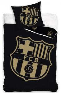 Fotbalové povlečení FC Barcelona Gradient Black 140x200/70x90 cm