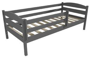 Vomaks Dětská postel DP 020 se zábranou Rozměr: 90 x 160 cm, Barva: barva šedá