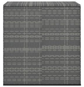 Zahradní úložný box PE ratan 100 x 49 x 103,5 cm šedý