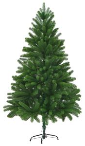 Umělý vánoční strom s velmi realistickým jehličím 210 cm zelený