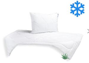 SET Přikrývka Aloe Vera 140x200cm zimní 1300g + Polštář UNICO AloeVera 70x90cm 900g