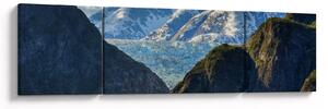 Obraz krajiny s horami (170x50 cm)