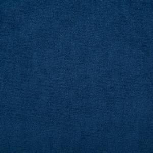 2místná pohovka Chesterfield se sametem 146 x 75 x 72 cm modrá