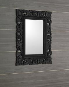 Sapho SAMBLUNG zrcadlo ve vyřezávaném rámu 60x80cm, černá