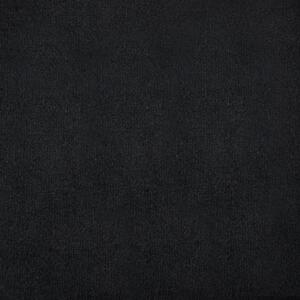 2místná pohovka Chesterfield se sametem 146 x 75 x 72 cm černá
