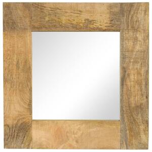 Zrcadlo z masivního mangovníkového dřeva 50 x 50 cm