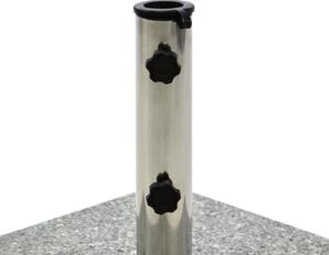 Stojan na slunečník, žula / nerezová ocel, 50 kg