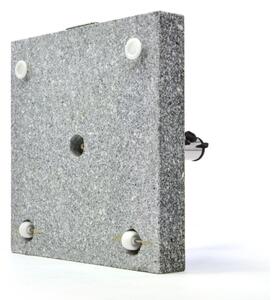 Stojan na slunečník, žula / nerezová ocel, 50 kg