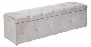 Luxusní sametová lavice k posteli: Robin Invicta Interior