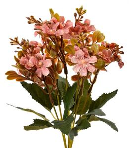 Umělá květina oranžovorůžová Florieke – 33 cm