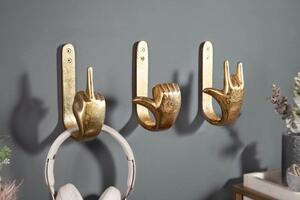 Věšáky na zeď kov/hliník - Zlaté ruce Invicta Interior