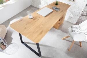 Elegantní dřevěný psací stůl - Blanc Invicta Interior