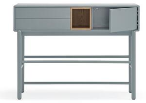 Modro-šedý konzolový stolek 35x120 cm Corvo – Teulat