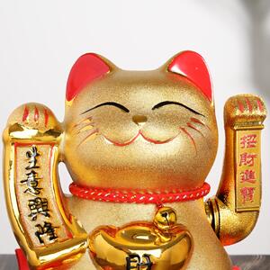 Socha mávající kočky Maneki-Neko 20 cm