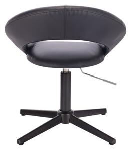 LuxuryForm Židle NAPOLI na černém kříži - černá