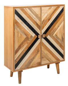 Designová masivní dřevěná skříň sivá: Taylor Invicta Interior